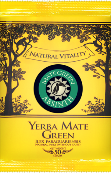 Yerba Mate Green Absinth. Suplement diety. Zniszczone opakowanie.