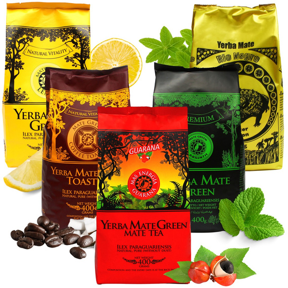 Yerba Mate Green Coffee Kawa Guarana Limon 2kg