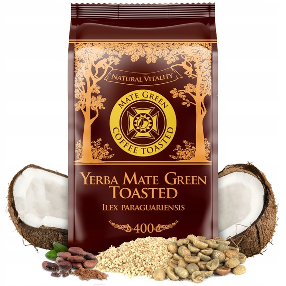 Yerba Mate Green Coffee Kawa Guarana Limon 2kg