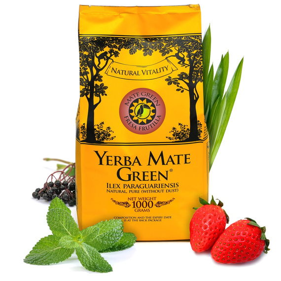 Yerba Mate Green FRESA FRUTILLA