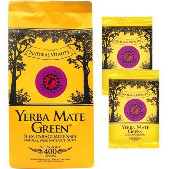 Yerba Mate Green Oriental Róża Hibiskus 500g 0,5kg