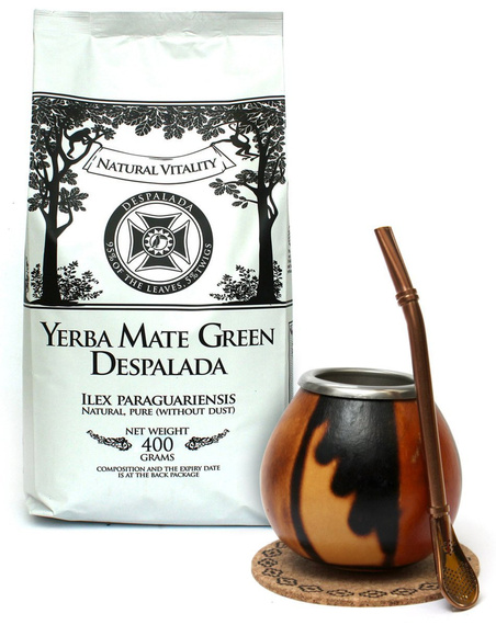 Yerba Mate Green Zestaw startowy z naturalną tykwą 