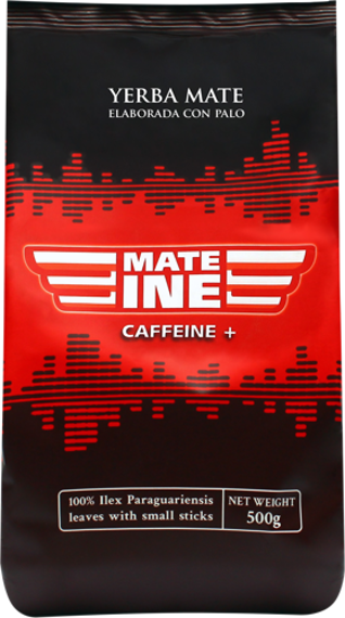 Yerba Mate Mateine Caffeine+ opakowanie 500 g Pogniecione , uszkodzone opakowanie