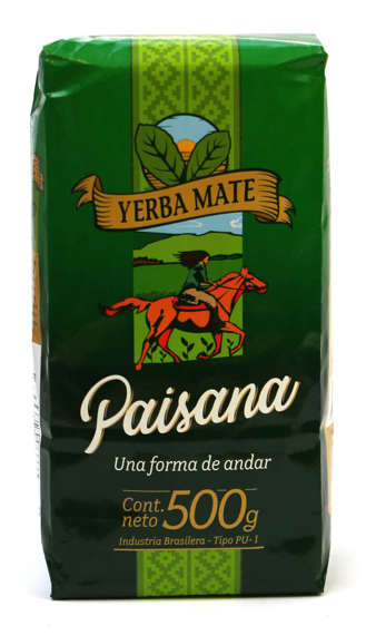 Yerba Mate Paisana brazylijska drobne listki 500 g