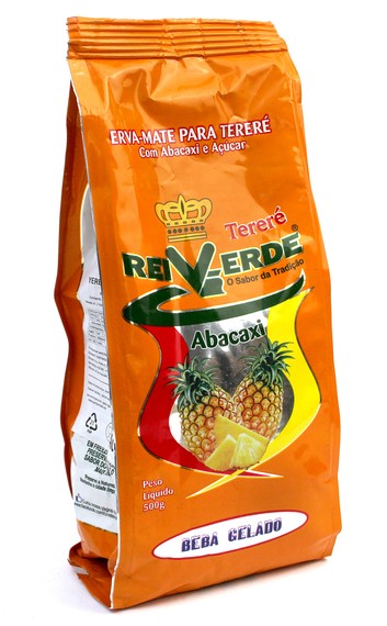 Yerba Mate Rei Verde Terere Abacaxi 500g - słodka ananasowa