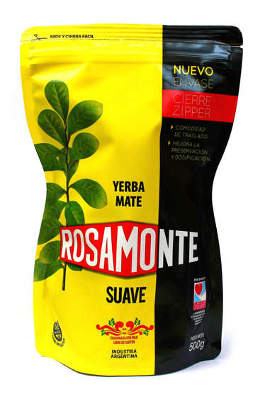 Yerba Mate Rosamonte Suave zipper 500 g