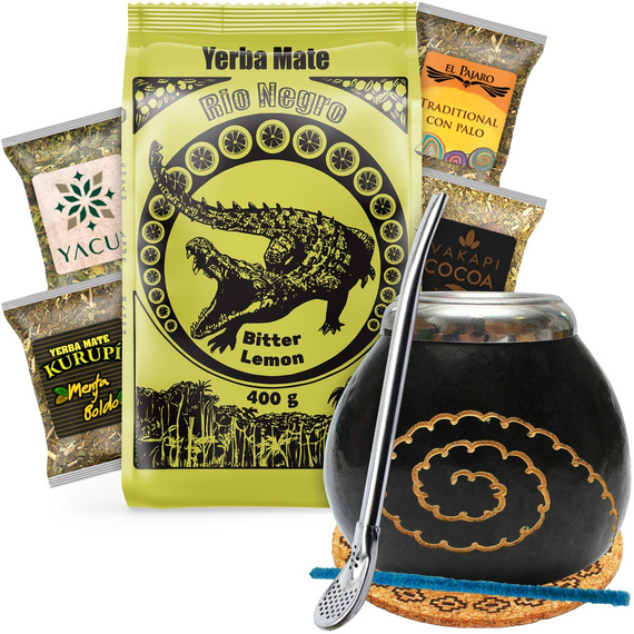 Yerba Mate Zestaw Startowy calabaza tykwa bombilla