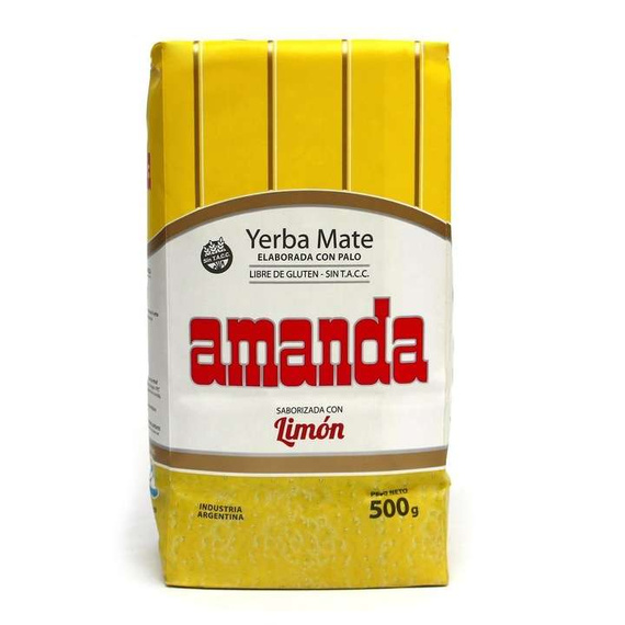 Yerba mate Amanda Limon + Amanda Hierbas 2x 500g