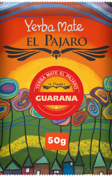 Yerba mate El Pajaro Guarana