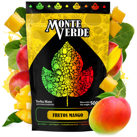 Yerba mate Monte Verde FRUTOS MANGO 500g