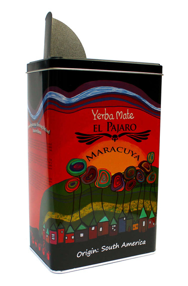 Yerbera Puszka Mate El Pajaro Maracuya 500 g