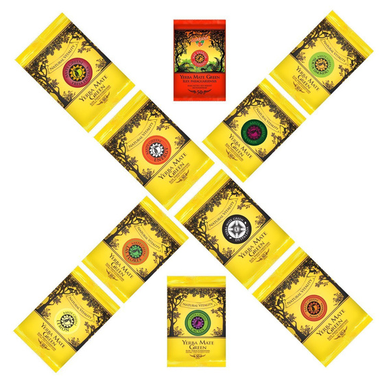 Zestaw 500g Yerba Mate Green Despalada 10x 50g