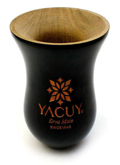 Zestaw Yacuy Premium do Yerba Mate Chimarrao Naczynie drewniane Cuia Imbuia  + Bombilla