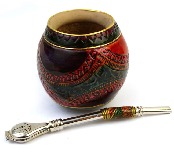 Zestaw Yerba Mate Green Ekskluzywna Tykwa Winter
