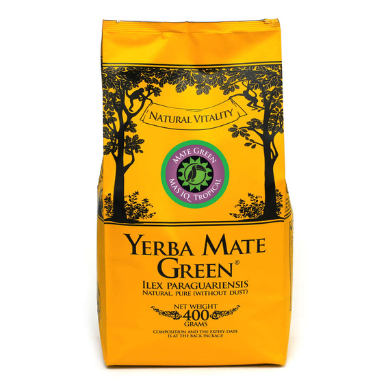 Zestaw Yerba Mate Green Mas IQ Tropical 400g