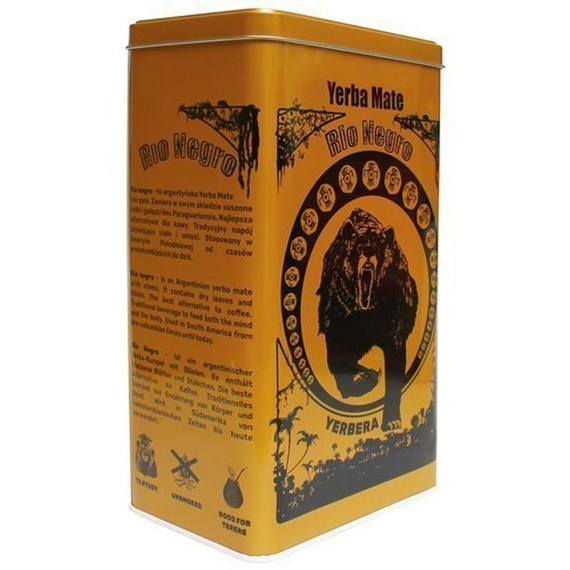 Zestaw Yerba Mate Rio Negro 400g Puszka Bombilla