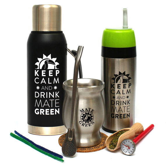 Zestaw Yerba Mate Termos Bombilla Matero Akcesoria