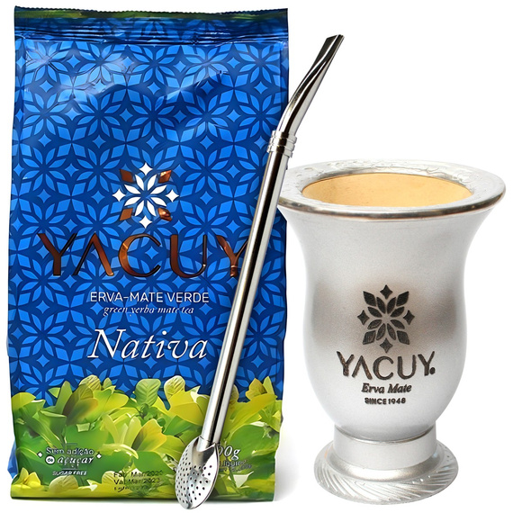 Zestaw Yerba Mate Yacuy Nativa Porongo Bombilla 