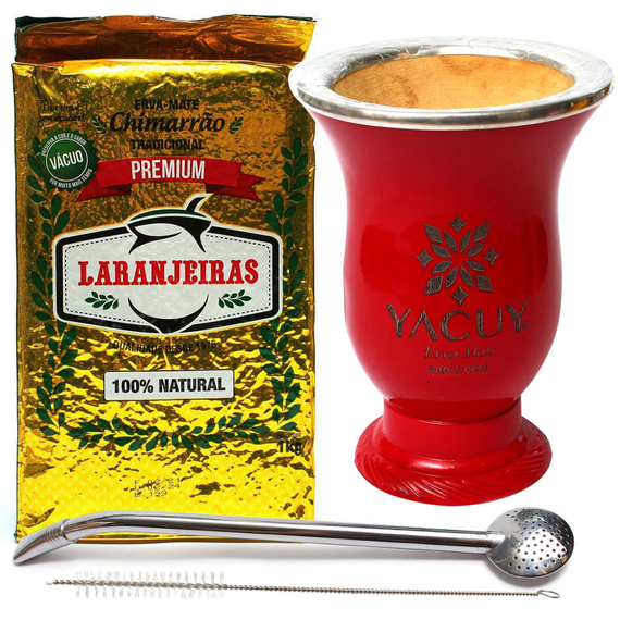 Zestaw startowy Yerba Mate 1 kg Porongo Red bombilla