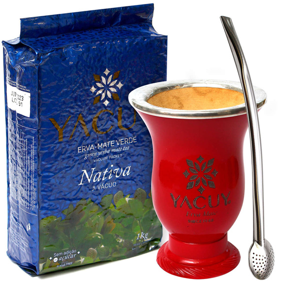 Zestaw startowy Yerba Mate chimarrao Cuia bombilla 1kg