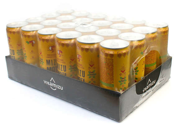 Zgrzewka 24szt Mizu Mate Napój Yerba Mate Classic lekko gazowany 330 ml Vitamizu w puszce