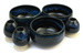 Ceramiczny zestaw do przygotowania herbaty Matcha - Miseczka i Podstawka pod Chasen "Aurora"