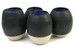 Matero ceramiczne toczone na kole "Czarny kamień" ok. 350 - 400 ml